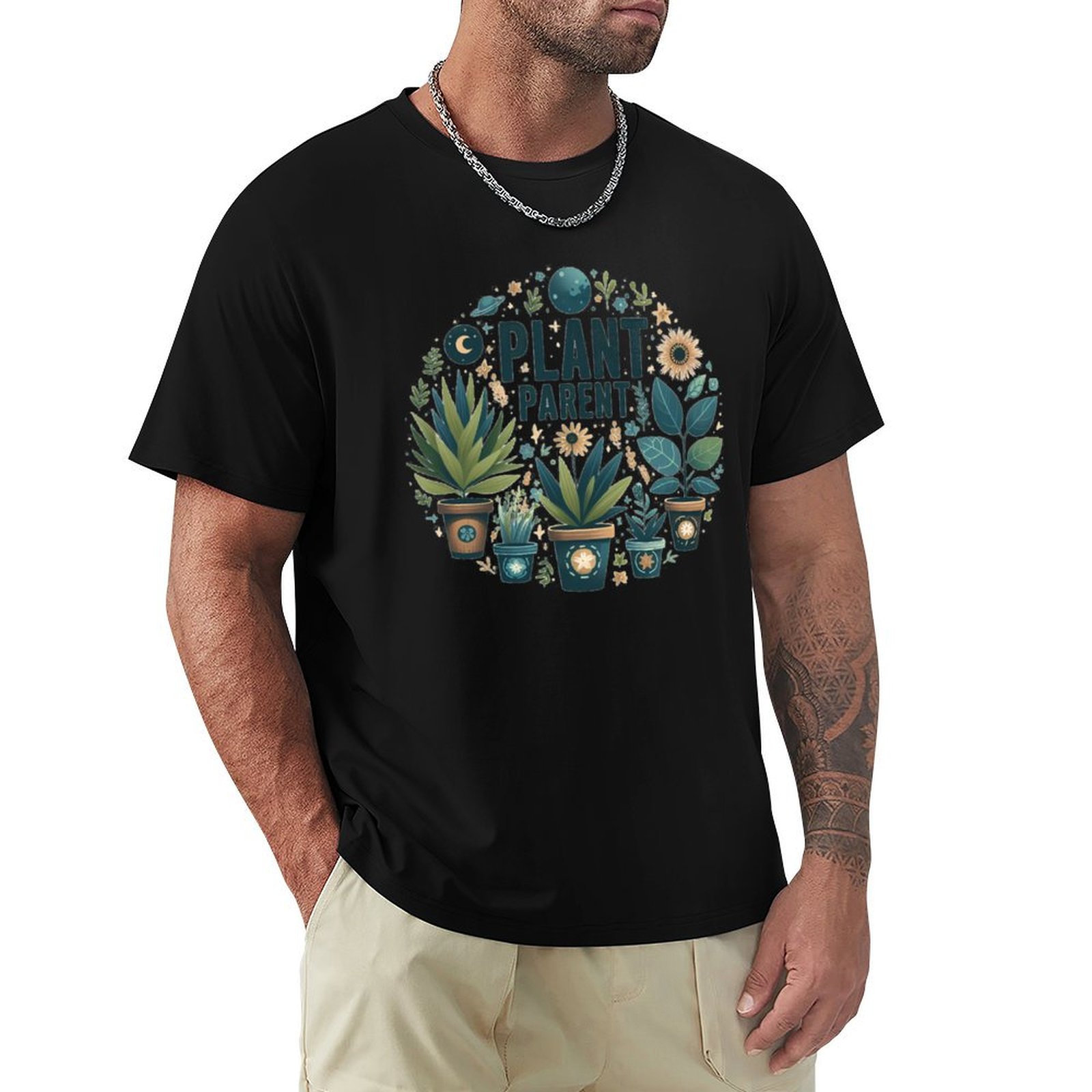 Plant Parent Shirt - Plant parent T-Shirt Art Pattern Printed