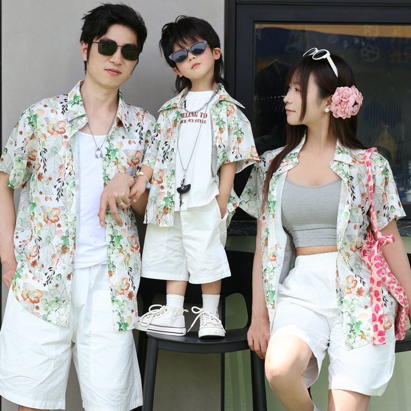 Holiday Look Parent-child Flor - đánh giá và giá Plant Parent Shirt
